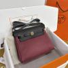 HER20BPJRW-063　エルメス HERMES 2026年新作 エールバッグジップ20 ミニ ショルダーバッグ トワルアッシュ ヴァッシュパンター