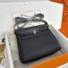 HER20BPYBK-063　エルメス HERMES 2026年新作 エールバッグジップ20 ミニ ショルダーバッグ トワルアッシュ ヴァッシュパンター