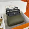 HER20BPYGK-063　エルメス HERMES 2026年新作 エールバッグジップ20 ミニ ショルダーバッグ トワルアッシュ ヴァッシュパンター