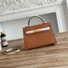 HKL19SZSJZFB-063　エルメス HERMES 2026年新作 ミニ トップハンドルバッグ トートバッグ 2way ショルダーバッグ レディース ヴォーエプソン