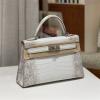 HKL19XMYBS-063　エルメス HERMES 2026年新作 ミニ トップハンドルバッグ トートバッグ 2way ショルダーバッグ レディース クロコ革