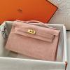 HKL22RQQJPF-063　エルメス HERMES 2026年新作 ケリー ポシェット トップハンドルバッグ トートバッグ ハンドバッグ 2way ショルダーバッグ レディース スエード