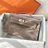 HKL22RQQYDH-063　エルメス HERMES 2026年新作 ケリー ポシェット トップハンドルバッグ トートバッグ ハンドバッグ 2way ショルダーバッグ レディース スエード