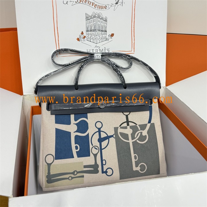HER39BYYBK-063　エルメス HERMES 2026年新作 エールバッグジップ39 ラージ ショルダーバッグ トワルアッシュ ヴァッシュパンター