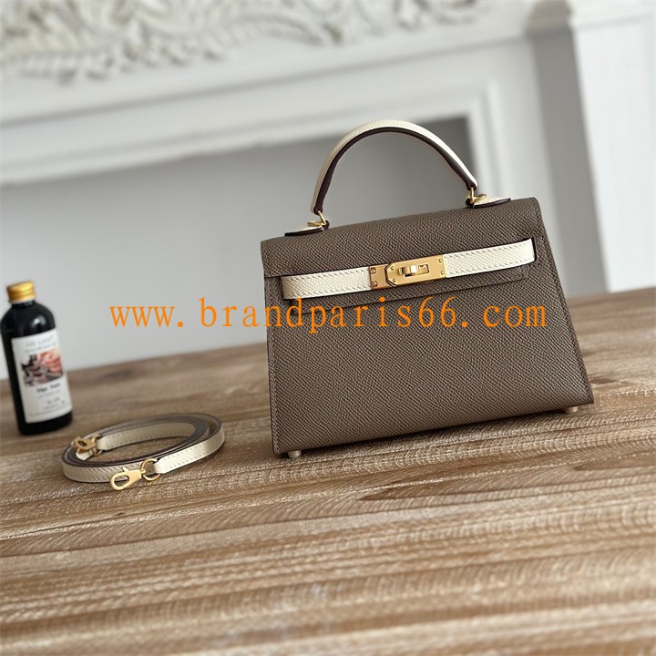 HKL19SZLJDN-063　エルメス HERMES 2026年新作 ミニ トップハンドルバッグ トートバッグ 2way ショルダーバッグ レディース ヴォーエプソン