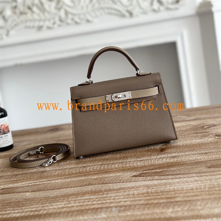 HKL19SZLYDB-063　エルメス HERMES 2026年新作 ミニ トップハンドルバッグ トートバッグ 2way ショルダーバッグ レディース ヴォーエプソン