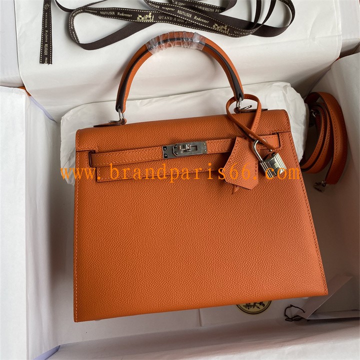 HKL25SZQYCS-063　エルメス HERMES 2026年新作 ケリー 25 トップハンドルバッグ トートバッグ ハンドバッグ レディースヴォーエプソン