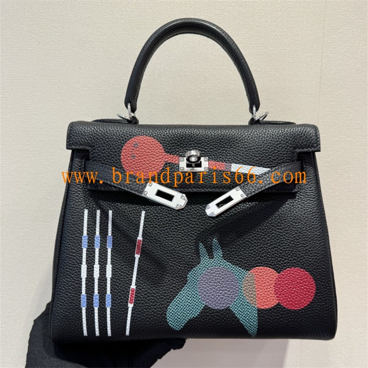 HKL25YHYBK-063　エルメス HERMES 2026年新作 ケリー 25 トップハンドルバッグ トートバッグ ハンドバッグ レディース