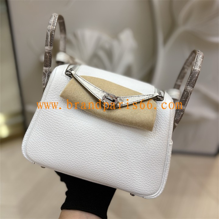 HLD20TEYBS-063　エルメス HERMES 2026年新作 リンディ スモール ショルダーバッグ フラップバッグ スクエアバッグ レディース スエード