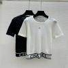 MDCH26037-XG　シャネル CHANEL 2026年新作 ニットセーター クルーネック 半袖 おしゃれ レディース おすすめ