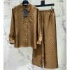 TZLV26005-XG　ルイヴィトン LOUISVUITTON 2026年新作 マヒナシルクシャツ ブラウス ストレート パンツ 長袖 レディース 高品質 日常