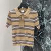 TDBR26008-XG　バーバリー BURBERRY 2026年新作 コットンジャージー ポロシャツ クルーネック 半袖 レディース 高品質 日常