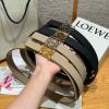LEP26002-GH　ロエベ LOEWE 2026年新作 レザーベルト 幅28mm レディース 