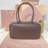 MM5BB172PSK-GH　ミュウミュウ MIUMIU 2026年新作 トートバッグ レディース ハンドバッグ 高質感 ボー デニム