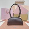 MM5BB192SK-GH　ミュウミュウ MIUMIU 2026年新作 トートバッグ レディース ハンドバッグ 高質感 レザー