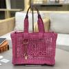 CLE1666MH-99 クロエ CHLOE 2026年 Summer Bananaイーストウエスト トートバッグ ハンドバッグ ラフィア