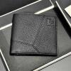 LE3801LBK-99 ロエベ LOEWE 2026年 パズル バイフォールド ウォレット 二つ折り 短財布 カード入れ レザー
