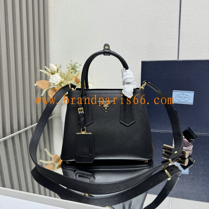 PD1BG443SBK-GH プラダ PRADA 2023年最新入荷 ダブル スモール トートバッグ ショルダーバッグ レディース 高質感