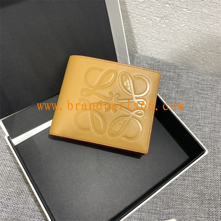 LE3719TH-99　ロエベ LOEWE 2026年 バイフォールド コインウォレット 二つ折り レザー