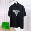 TDPD26009-JS　プラダ PRADA 2026年 コットンジャージー Tシャツ 半袖 クルーネック カジュアル メンズ
