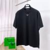 TDPD26004-JS　プラダ PRADA 2026年 コットンジャージー Tシャツ 半袖 クルーネック カジュアル メンズ