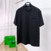 TDPD26005-JS　プラダ PRADA 2026年 コットンジャージー Tシャツ 半袖 クルーネック カジュアル メンズ