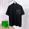 TDPD26007-JS　プラダ PRADA 2026年 コットンジャージー Tシャツ 半袖 クルーネック カジュアル メンズ