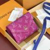 M27707-057　ルイヴィトン LOUISVUITTON 2026年 ポルトフォイユ ヴィクトリーヌ 三つ折り短財布 モノグラム デニム キャンバス