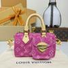 M27603-057　ルイヴィトン LOUISVUITTON 2026年 ナノ スピーディ トートバッグ ショルダーバッグ モノグラム デニム キャンバス