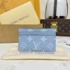 M14119-057　ルイヴィトン LOUISVUITTON 2026年 ダブル カード ホルダー カードケース モノグラム デニム キャンバス 