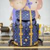 M27554-057　ルイヴィトン LOUISVUITTON 2026年 クリストファー MM バックパック メンズ リュック 大容量 モノグラム フラワー デニム