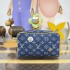 M28363-057　ルイヴィトン LOUISVUITTON 2026年 ドップ キット 手持ちかばん モノグラム フラワー デニム メンズ
