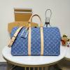 M27943-057　ルイヴィトン LOUISVUITTON 2026年 キーポル バンドリエール 45 トートバッグ ボストンバッグ 旅行かばん モノグラム デニム