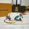 M29398-057　ルイヴィトン LOUISVUITTON 2026年 コスメティックパース リップスティック クラッチポーチ 化粧かばん コーティッド キャンバス