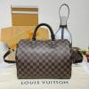 N40590-057　ルイヴィトン LOUISVUITTON 2026年 スピーディ バンドリエール 30 トートバッグ ハンドバッグ ショルダーバッグ ダミエ エベヌ キャンバス