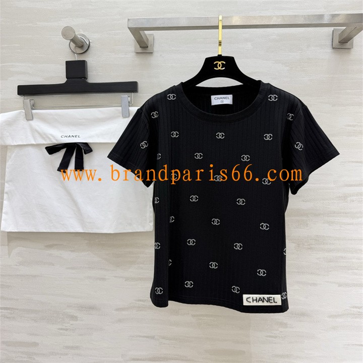 MDCH26048-XG　シャネル CHANEL 2026年 ニット セーター レディース 半袖 クルーネック トップス カジュアル