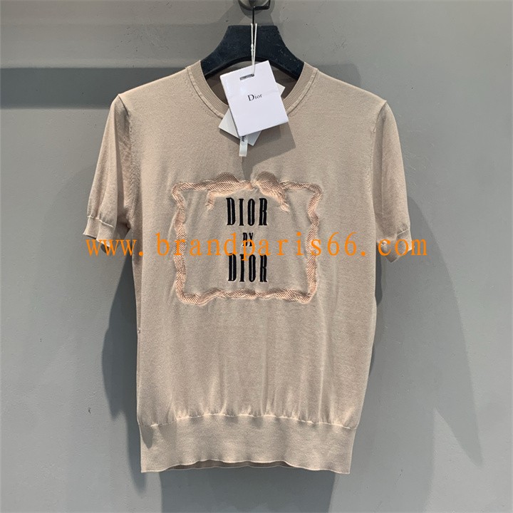 MDCD26015-XG　クリスチャンディオール CHRISTIAN DIOR 2026年 ショートスリーブ ニット セーター 半袖 レディース クルーネック