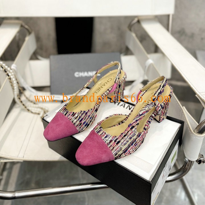 CHJ26005F-26　シャネル CHANEL 2026年 ローヒールサンダル スリングバック