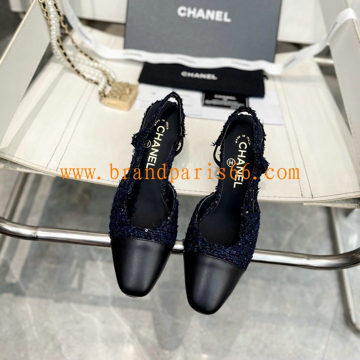 CHJ26005L-26　シャネル CHANEL 2026年 ローヒールサンダル スリングバック
