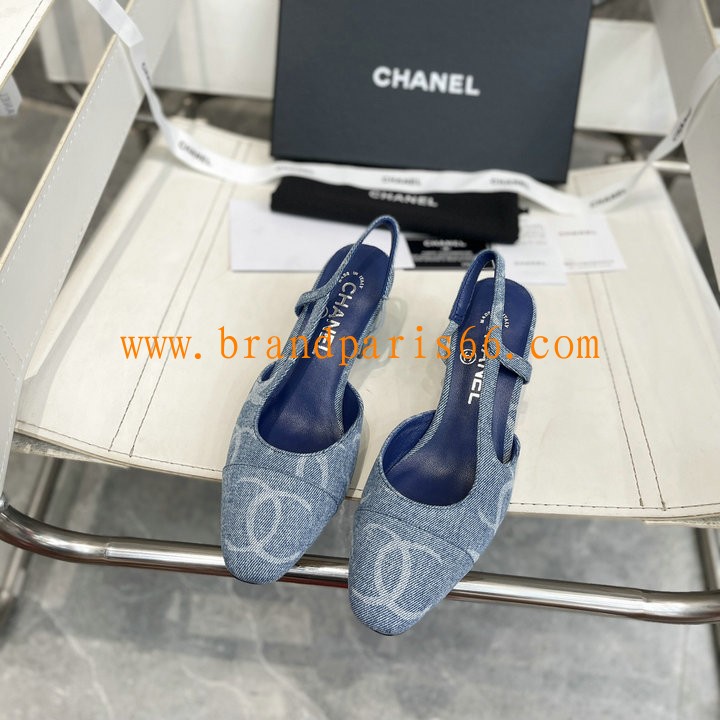CHJ26005N-26　シャネル CHANEL 2026年 ローヒールサンダル スリングバック