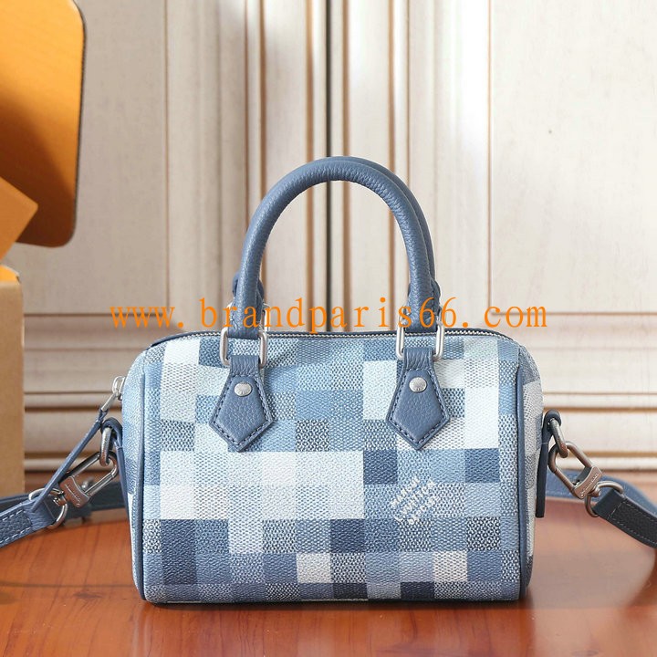 M29050-GH　ルイヴィトン LOUISVUITTON 2026年 スピーディ バンドリエール 18 ハンドバッグ ダモフラージュ キャンバス メンズ