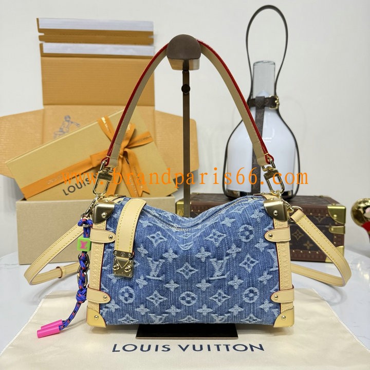 M27450-057　ルイヴィトン LOUISVUITTON 2026年 サイドトランク MM  ショルダーバッグ モノグラム デニム キャンバス