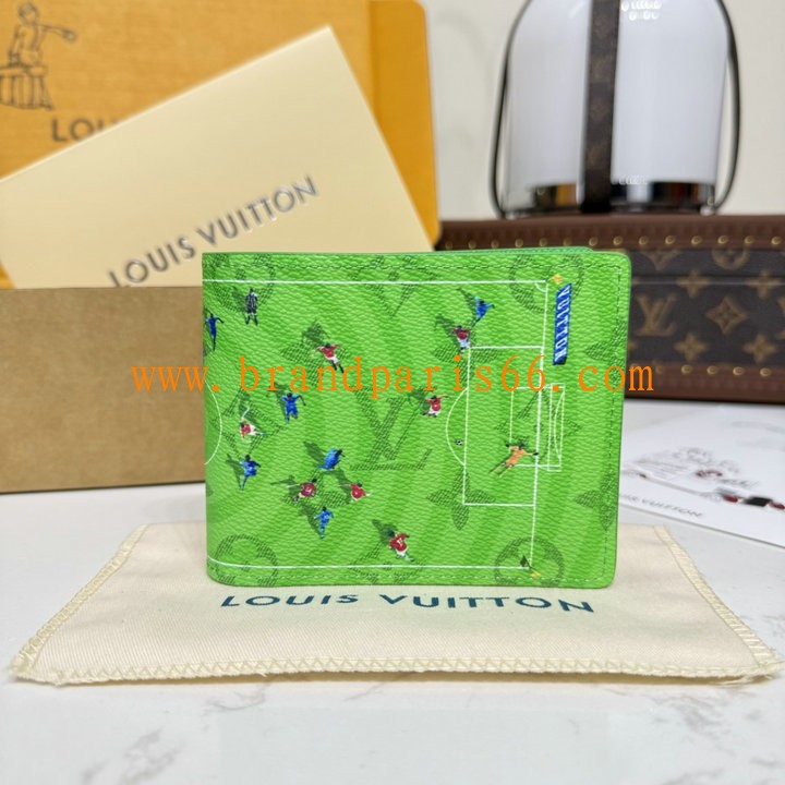 M28809-057　ルイヴィトン LOUISVUITTON 2026年 ポルトフォイユ ミュルティプル 二つ折り短財布 コーティッド キャンバス