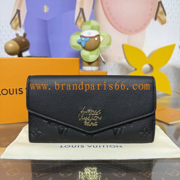 M27664K-057　ルイヴィトン LOUISVUITTON 2026年 二つ折り長財布 小銭入れ