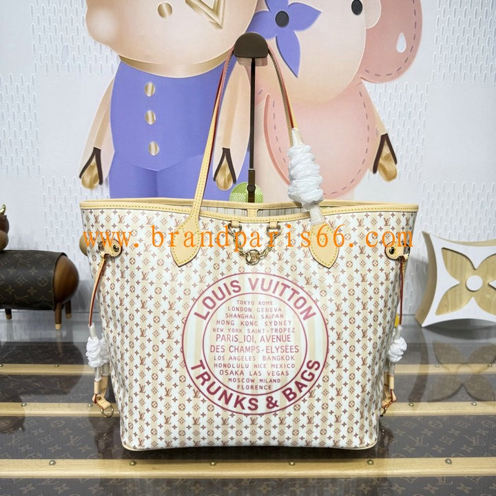 M29483-057　ルイヴィトン LOUISVUITTON 2026年 ネヴァーフル MM トートバッグ ハンドバッグ レディース コーティッド キャンバス