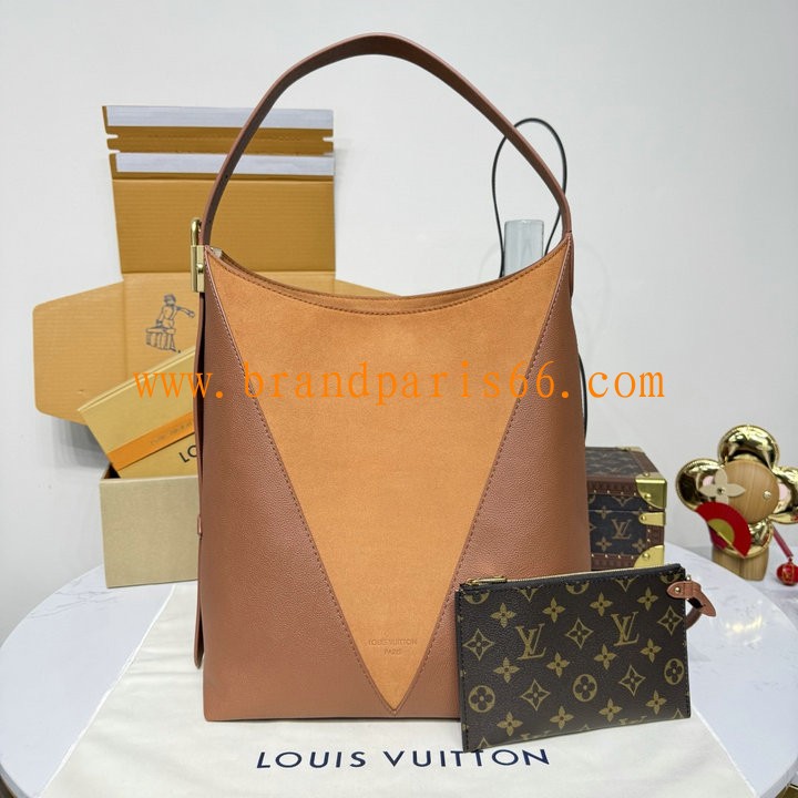 M29156-057　ルイヴィトン LOUISVUITTON 2026年 ホーボー MM ショルダーバッグ レディース グレインカーフレザー