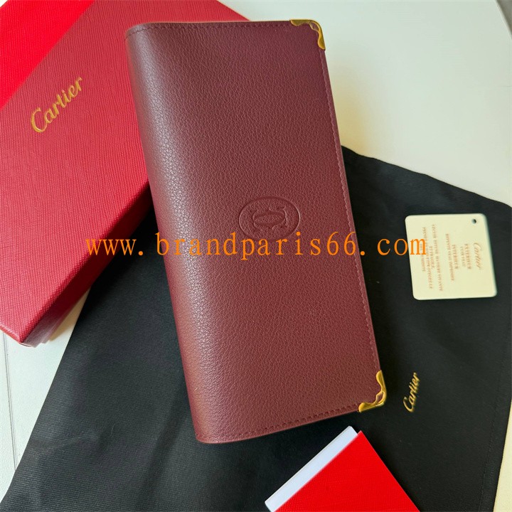 CA1349RD-99　カルティエ CARTIER 2026年 マスト ウォレット 二つ折り長財布 レザー