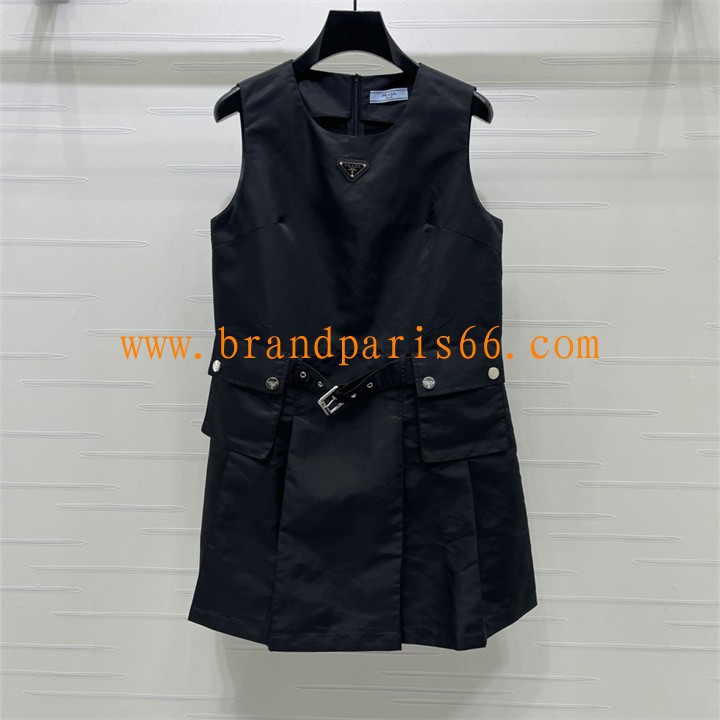 KQPD26009-XG プラダ PRADA 2026年 ノースリーブ ドレス タンクワンピース レディース カジュアル
